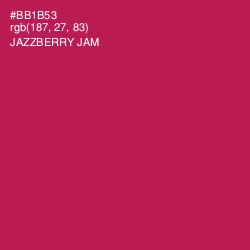 #BB1B53 - Jazzberry Jam Color Image